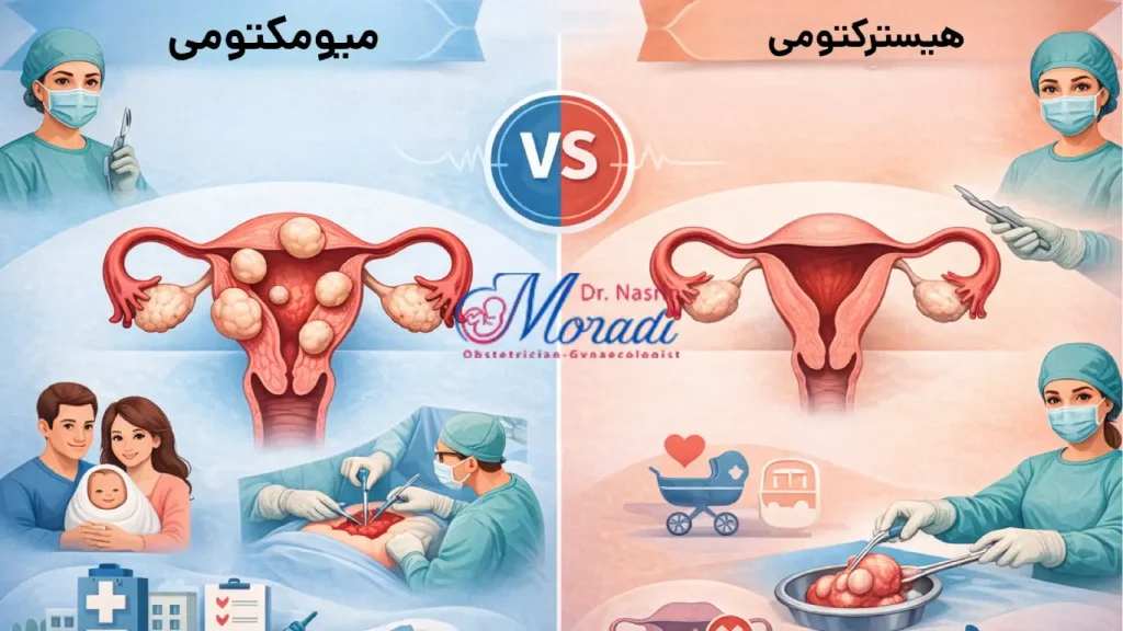 تفاوت میومکتومی با هیسترکتومی